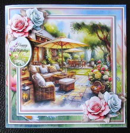 Summer Back Garden Mini Page Kit by Davina Rundle