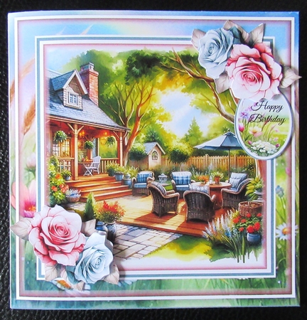 Summer Back Garden Mini Page Kit by Davina Rundle