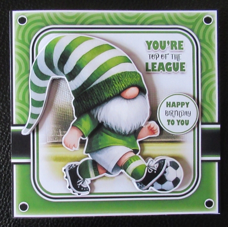 Top Of The League Green Mini Kit Birthday/Fathers Day by Davina Rundle