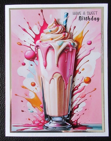 Milkshake A4 by Davina Rundle