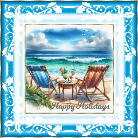 Beach Chairs by Davina Rundle