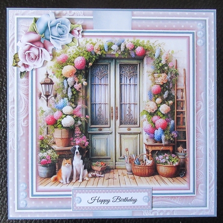 Shabby Chic Door Mini Page Kit by Davina Rundle