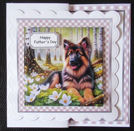 6x6 Gingham Pastel 1 Frames 1-6 in JPEG by Davina Rundle