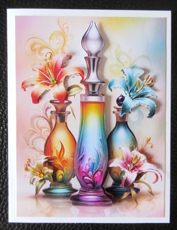 The Scent of Lillies A4 by Davina Rundle