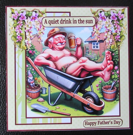 Beer and a barrow8x8 by Davina Rundle