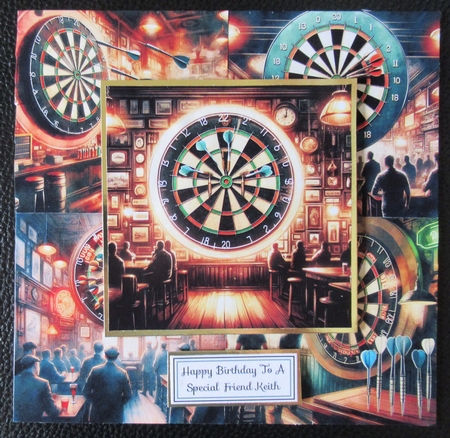 Dart board by Davina Rundle