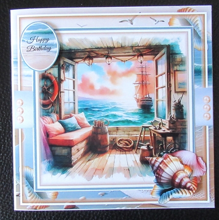 Nautical Window Mini Page Kit by Davina Rundle