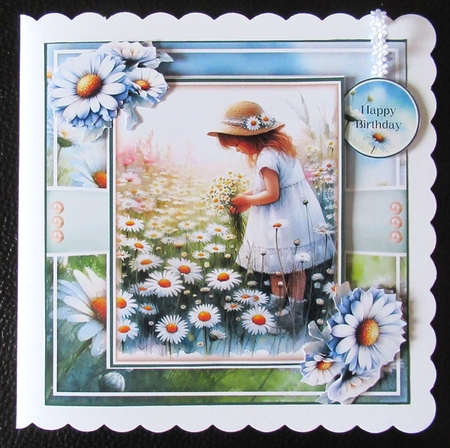 Picking Daisies Mini Page Kit by Davina Rundle