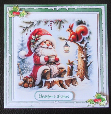 7x7 Mini Kit, Gorgeous Santa and Animals by Davina Rundle
