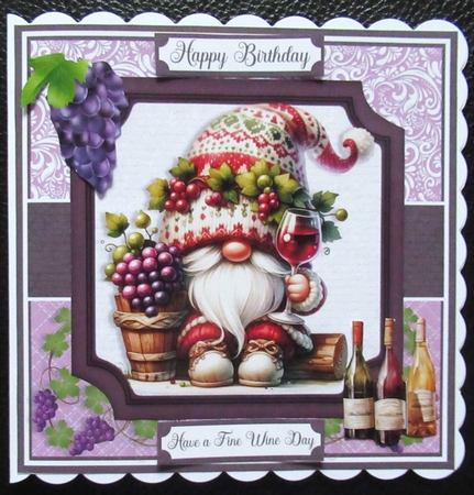 WINE TIME - toppers by Davina Rundle