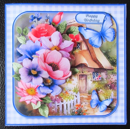 Country Garden - Decoupage Card Mini Kit by Davina Rundle