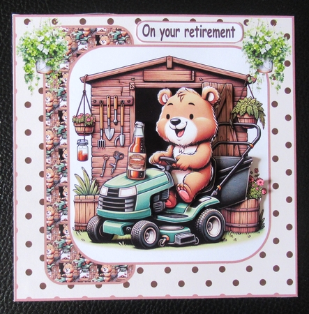 Gardening is thirsty work 8x8 by Davina Rundle