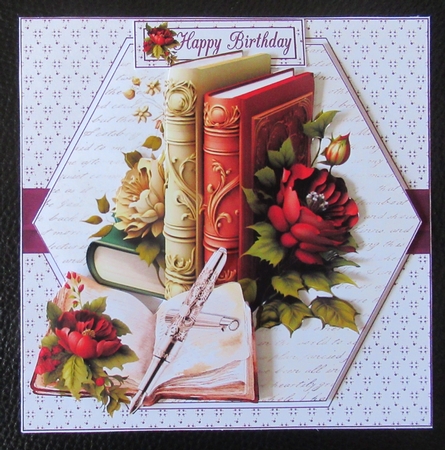 7x7 Retro flower book bundle choice of four mini kit by Davina Rundle
