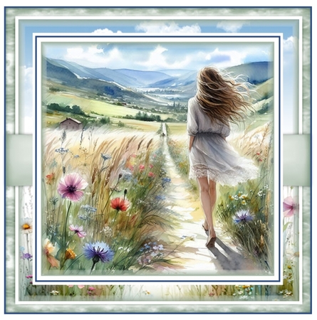 Wildflower Walk Mini Page Kit by Davina Rundle