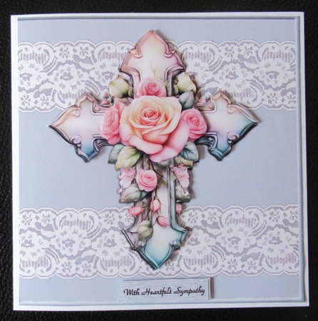 Sympathy Cross Mini Kit by Davina Rundle