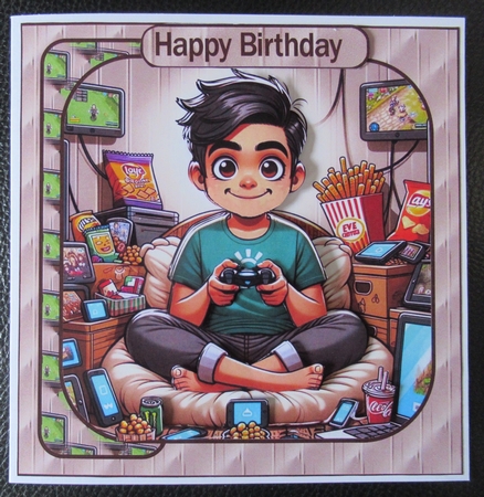 Game player 7x7 by Davina Rundle