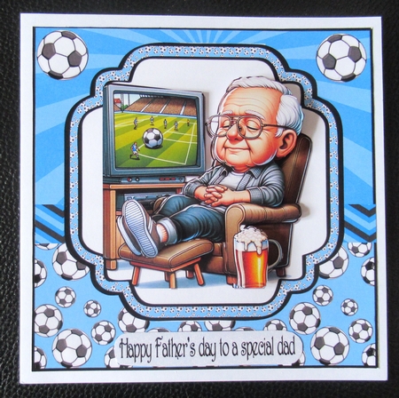 Forty winks before kick off 8x8 by Davina Rundle