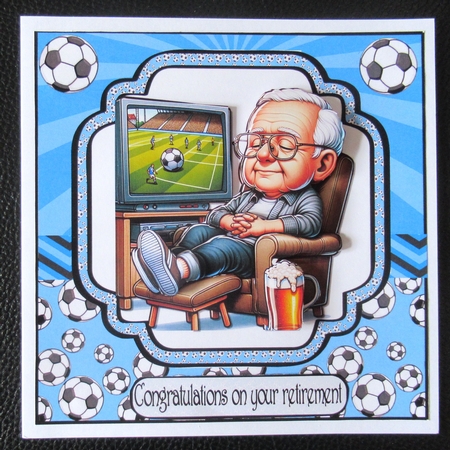 Forty winks before kick off 8x8 by Davina Rundle