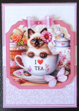 I LOVE TEA - CATS by Davina Rundle