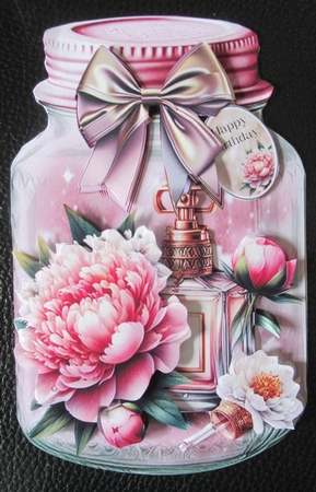 Peonies And Perfume Mason Jar Mini Page Kit by Davina Rundle