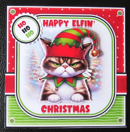 Elfin Christmas Cat Mini Kit by Davina Rundle