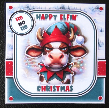 Elfin Christmas Cow Mini Kit by Davina Rundle