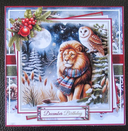 Winter Lion Mini Page Kit by Davina Rundle