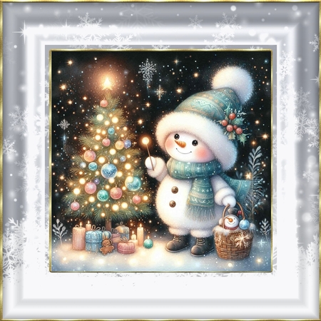 Christmas Snowmen 2 by Davina Rundle