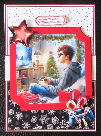 CHRISTMAS GAMERS set 1 by Davina Rundle