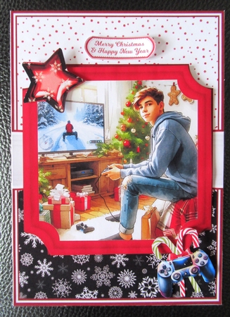 CHRISTMAS GAMERS set 1 by Davina Rundle