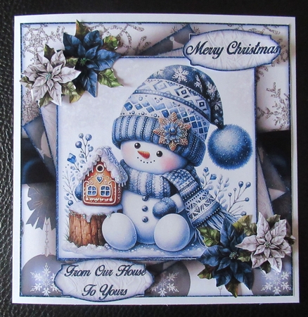 Little Blue Snowman Mini Kit by Davina Rundle