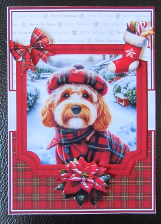 CHRISTMAS TARTAN DOGS set 2 by Davina Rundle
