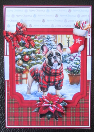 CHRISTMAS TARTAN DOGS set 2 by Davina Rundle