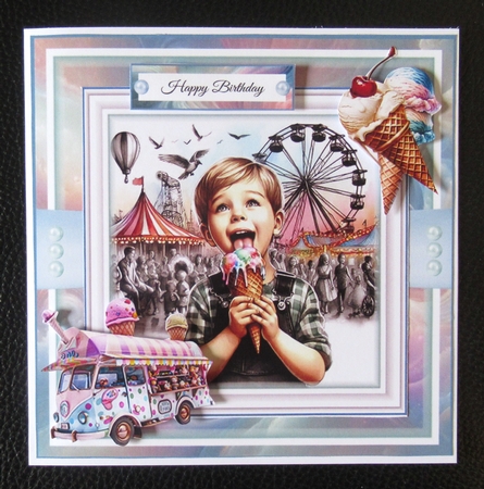 Ice Cream Fun Mini Page Kit by Davina Rundle