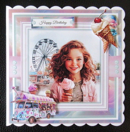 Ice Cream Fun 02 Mini Page Kit by Davina Rundle