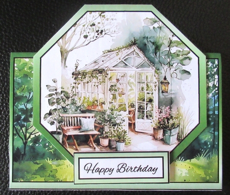 Octagon tent Greenhouse by Davina Rundle