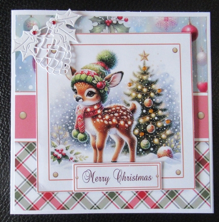 Lovely Christmas Mix Card and Toppers Set by Davina Rundle