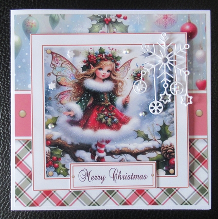 Lovely Christmas Mix Card and Toppers Set by Davina Rundle