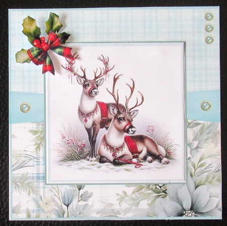 Christmas Reindeers by Davina Rundle