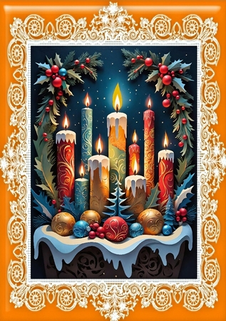 Papercut Christmas A4 by Davina Rundle