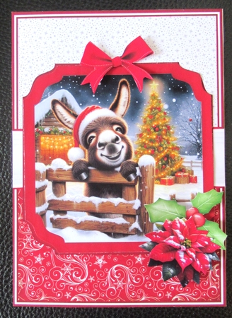 HAPPY CHRISTMAS DONKEY by Davina Rundle