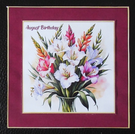 Gold Edged Square Frame by Davina Rundle