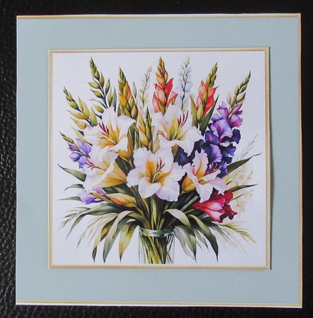 Gold Edged Square Frame by Davina Rundle