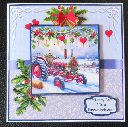 Winter Tractor by Davina Rundle