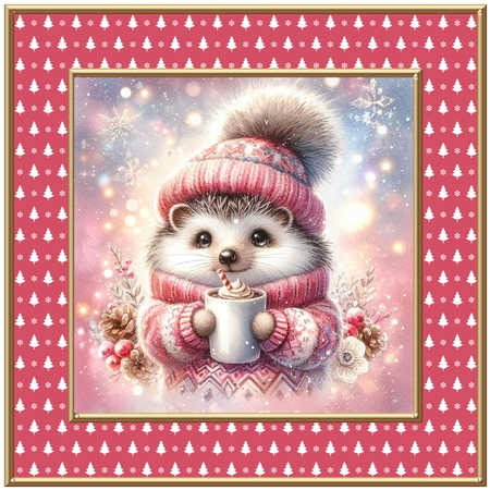 Festive Headgie Hot Chocolate by Davina Rundle