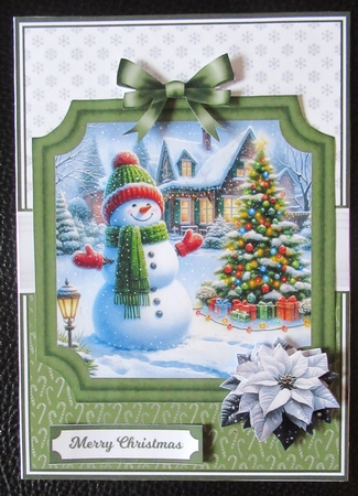 SNOWMEN - green by Davina Rundle