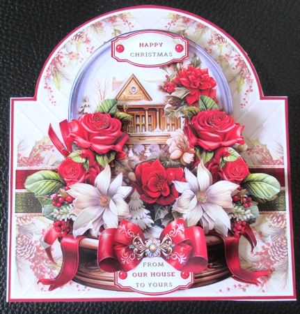 Floral Snow Globe Tent Card Kit  by Davina Rundle