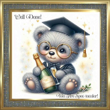 Graduation Bear by Davina Rundle