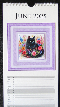 Vibrant Flower  Cats 2 by Davina Rundle