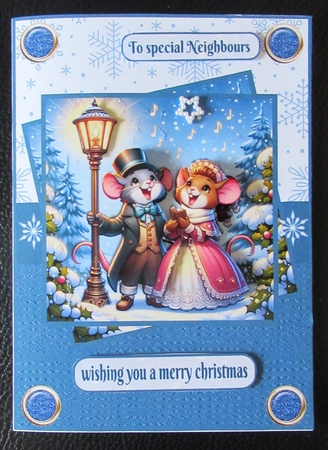 Christmas Carollers 5x7 by Davina Rundle